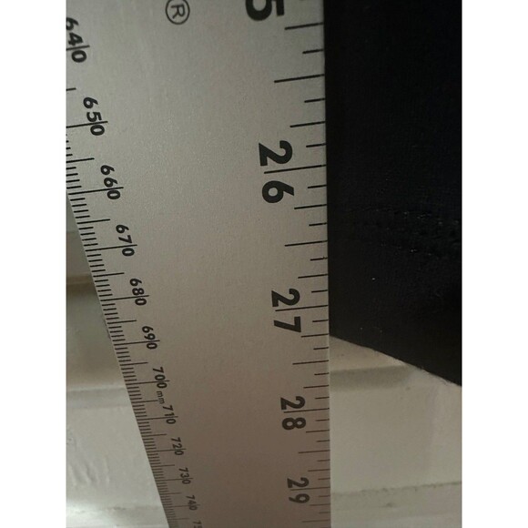 LIVI Pull On Pants Womens 14/16 Black White Stripe Relaxed Straight Leg Stretch - Picture 12 of 12